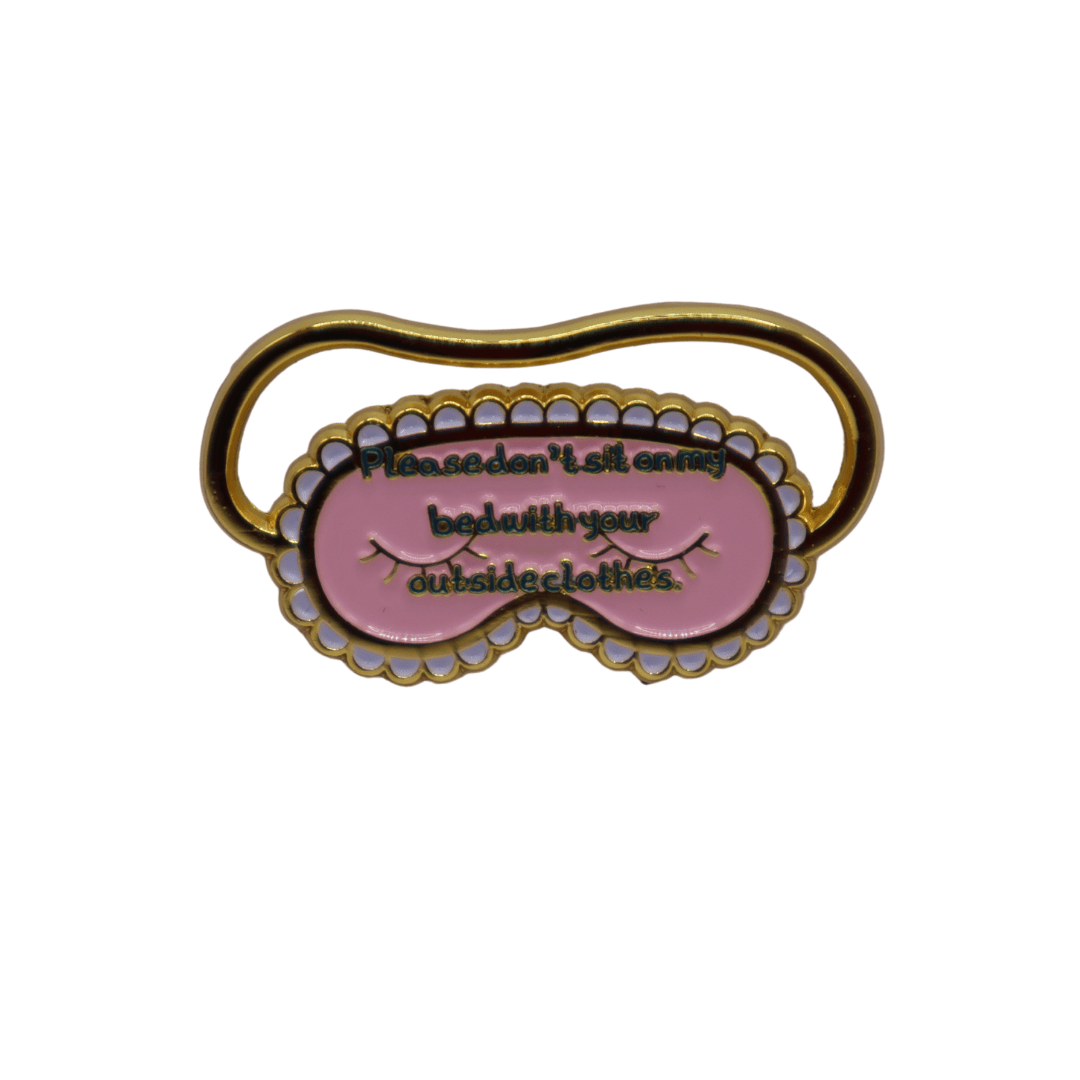 Don’t Sit On My Bed Pin - The Village Retail