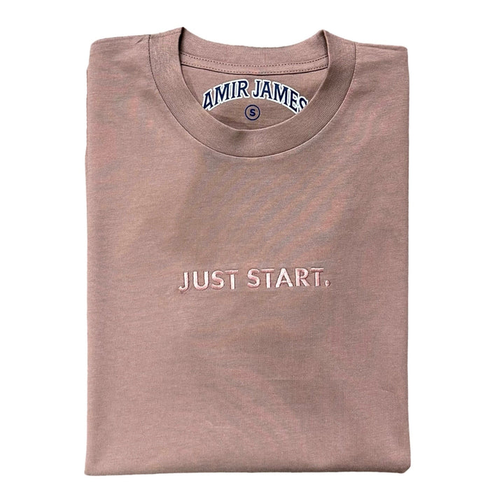 Short Sleeve Just Start Tee - The Village Retail