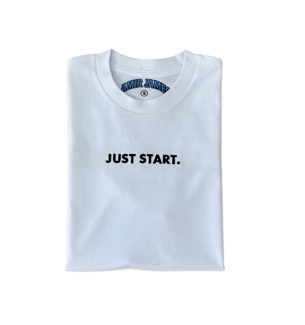 Short Sleeve Just Start Tee - The Village Retail