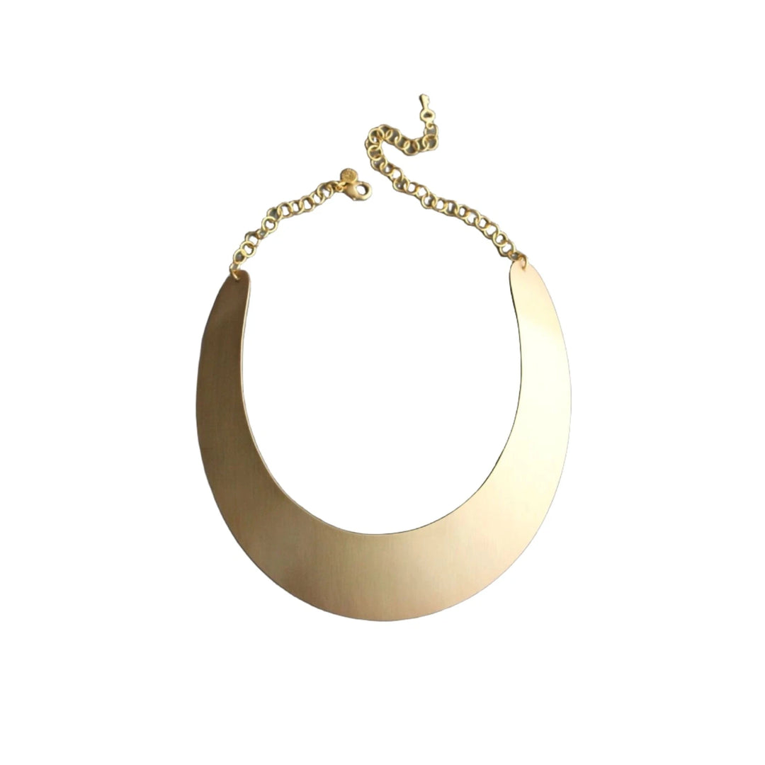 Brass Collar Necklace - The Village Retail