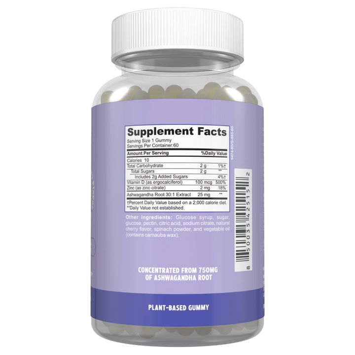 "DRAMA FREE"- ASHWAGANDHA +VITAMIN D + ZINC GUMMIES - The Village Retail