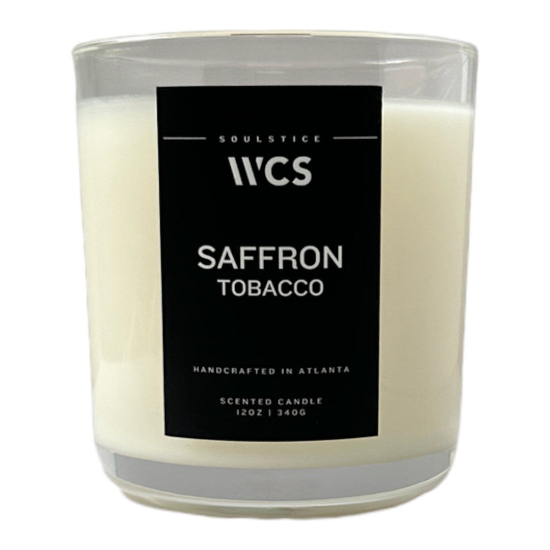 Saffron Tobacco Candle (12 oz.) - The Village Retail