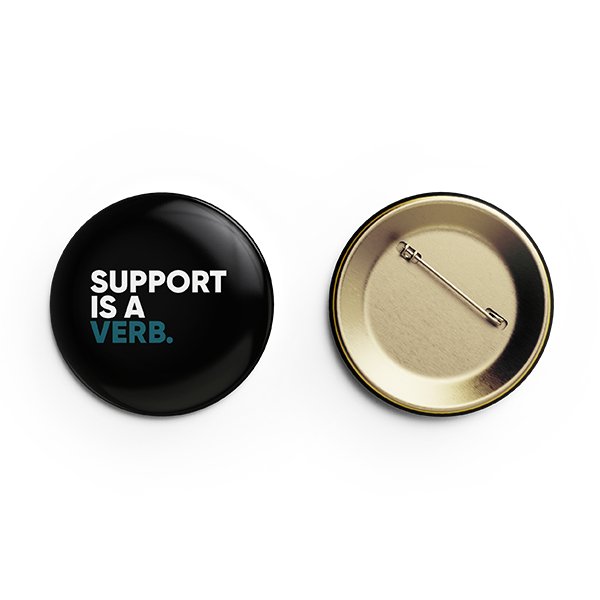 Support is a Verb Button - The Village Retail