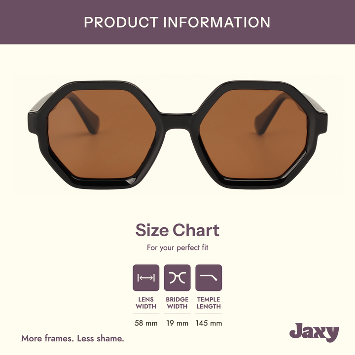 The Hex - Modern Polarized Hexagon Sunglasses