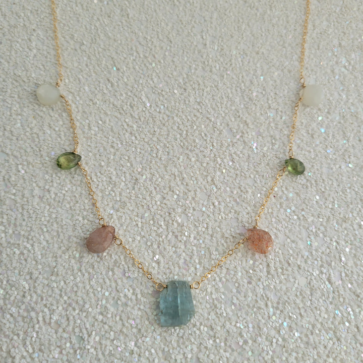 Gemstone Choker Multicolor