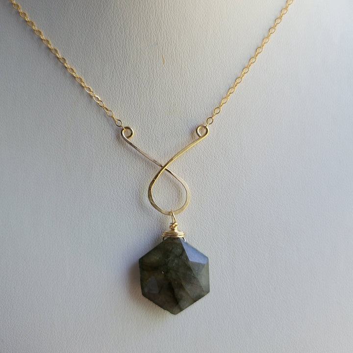 14k GF Gemstone Necklace - The Village Retail