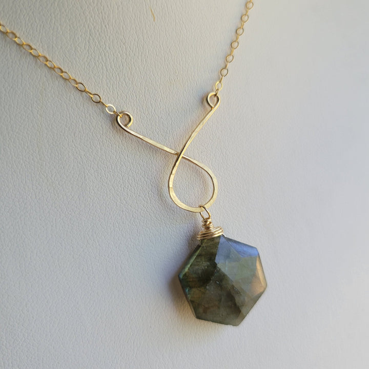 14k GF Gemstone Necklace - The Village Retail