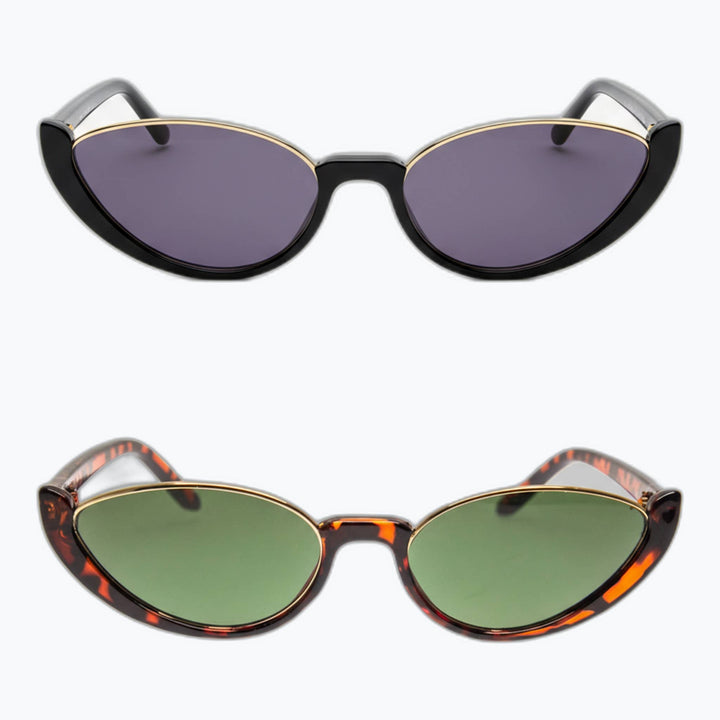 Cosmic by Jaxy - Vintage Polarized Slim Cat-Eye Sunglasses