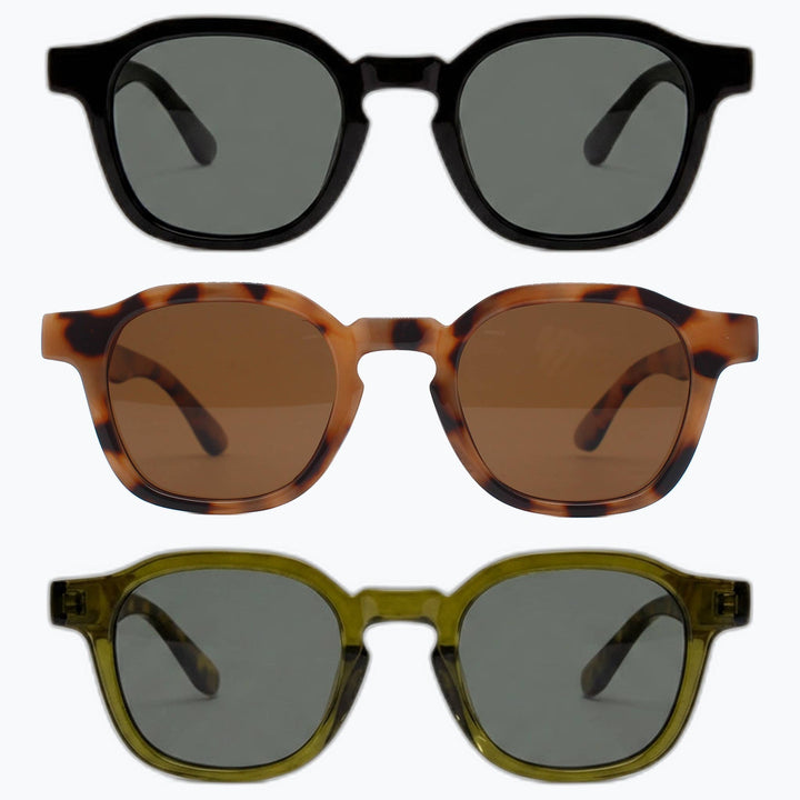 Windsor - Retro Polarized Square Sunglasses for Women & Men