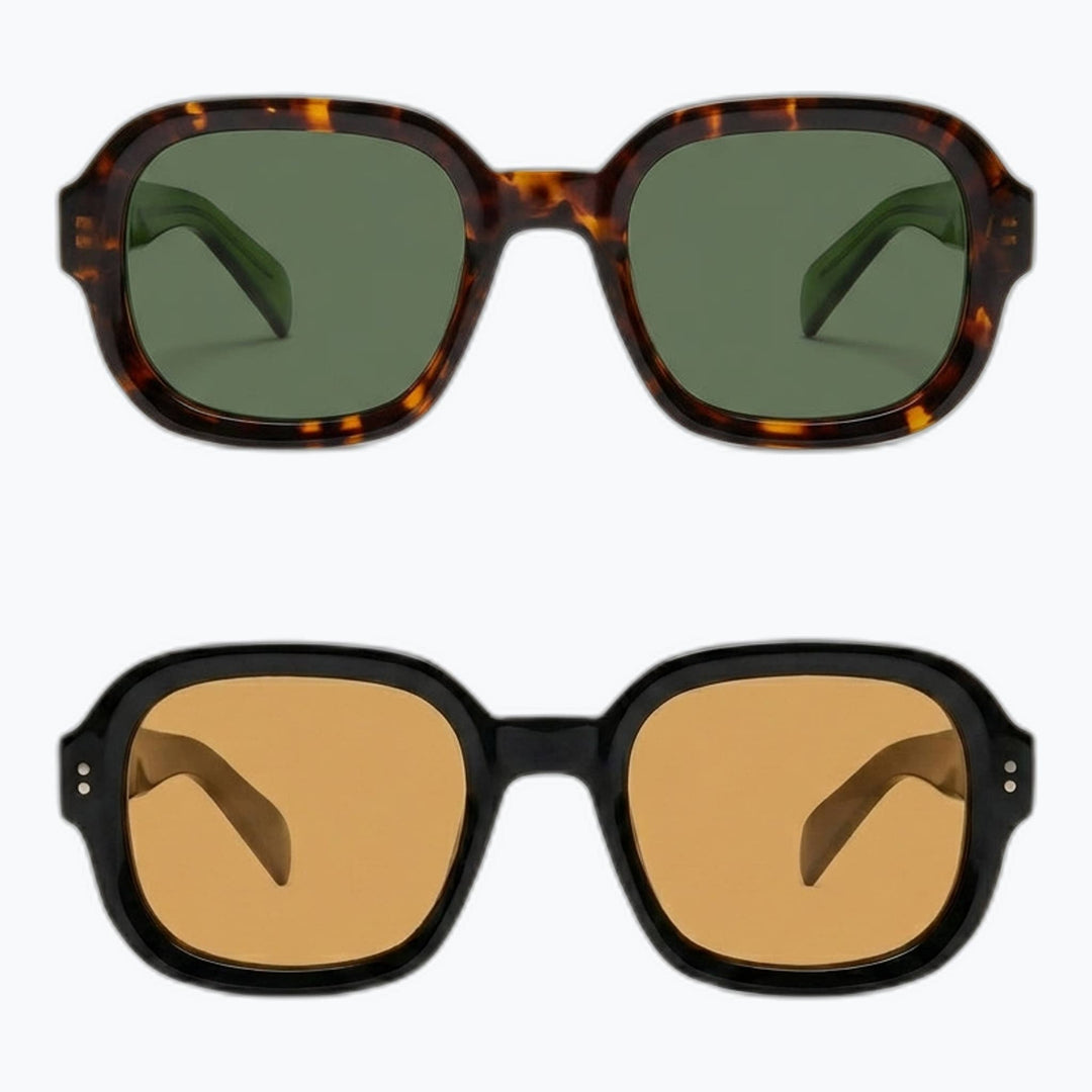 Boulevard - Vintage Square Sunglasses for Women & Men