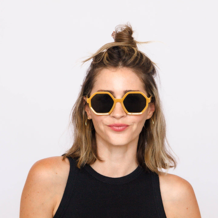 The Hex - Modern Polarized Hexagon Sunglasses
