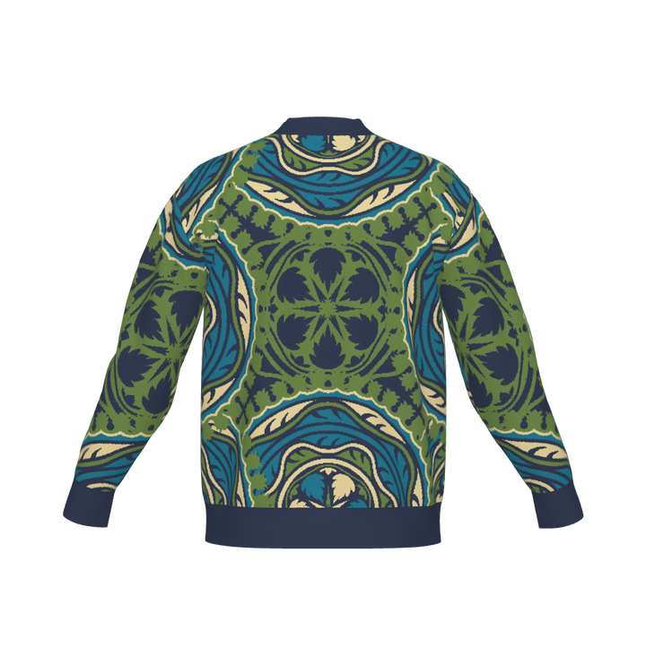 Jacquard Knit Cardigan
