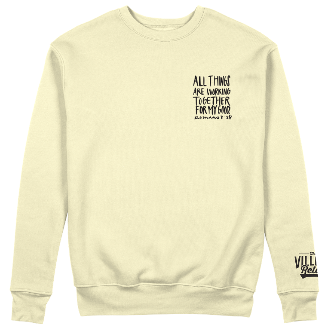 All Things Crewneck (Embroidered, Corner Pocket)