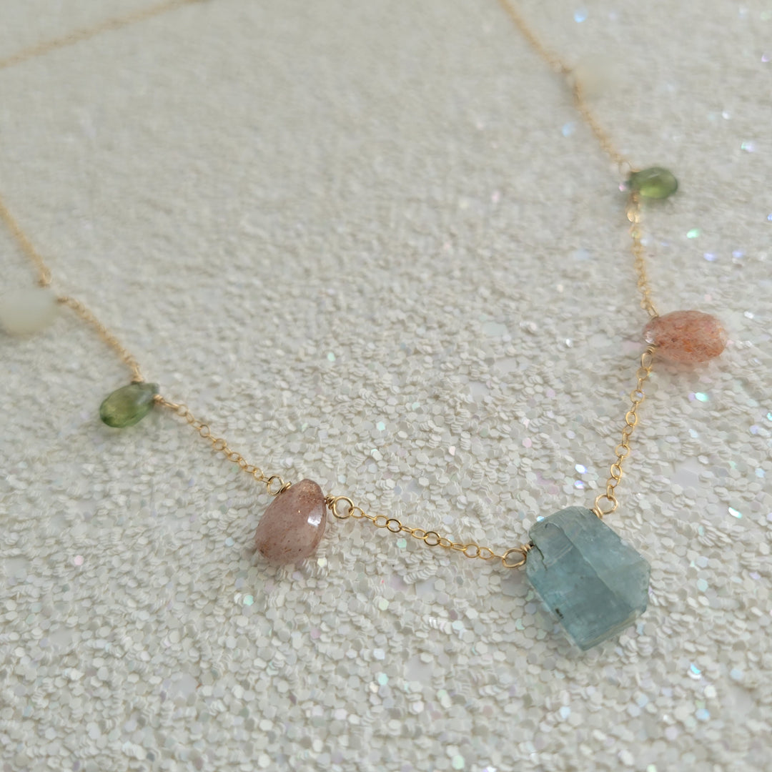 Gemstone Choker Multicolor