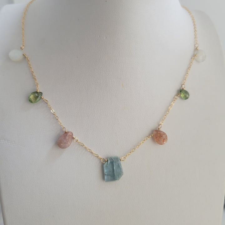 Gemstone Choker Multicolor
