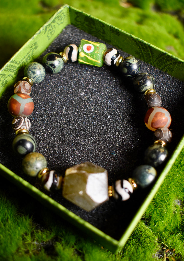 Kambaba Jasper Bracelet of Ancient Wisdom