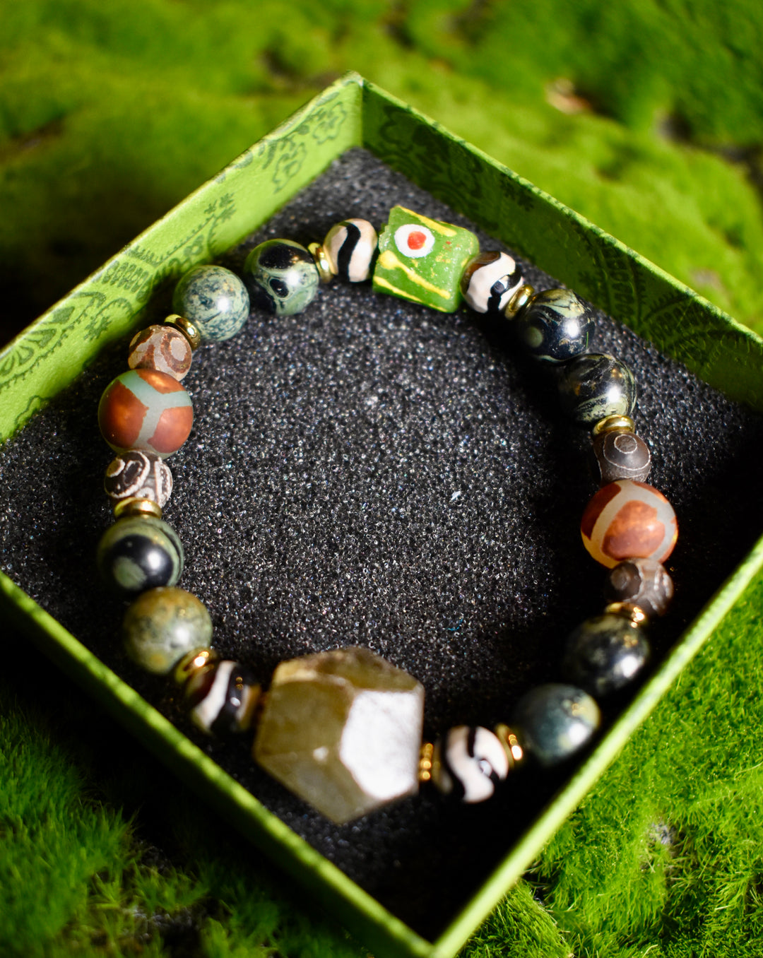 Kambaba Jasper Bracelet of Ancient Wisdom
