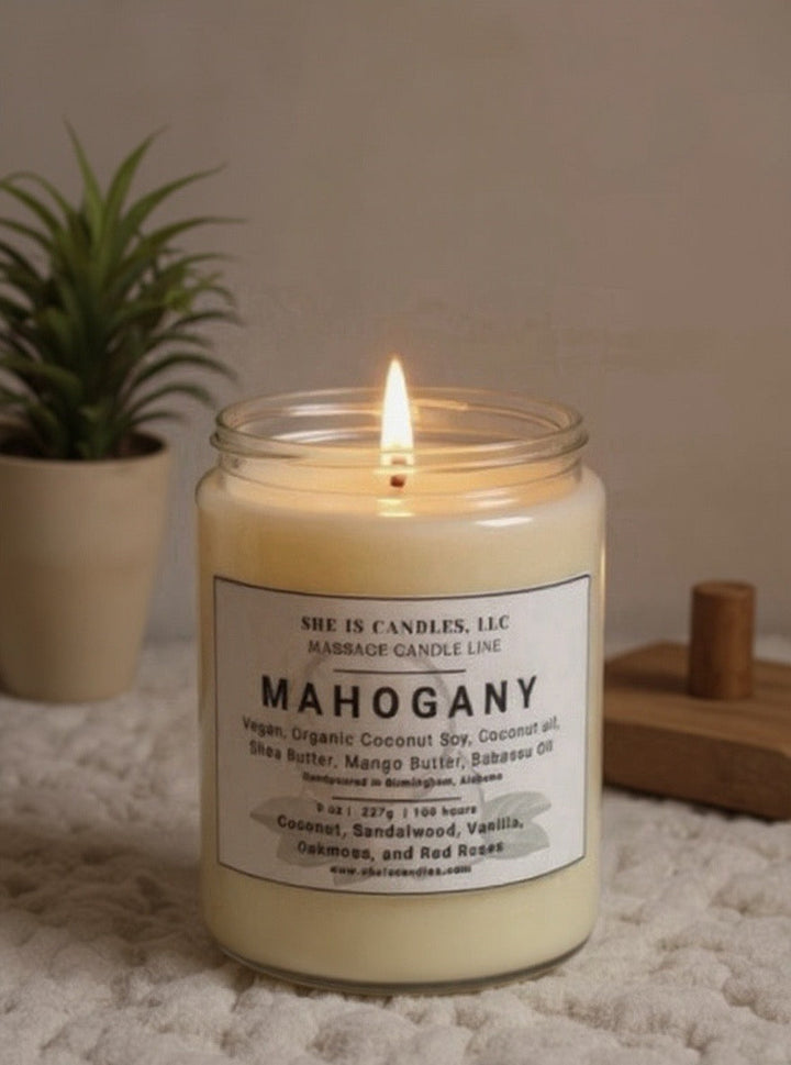 Organic Vegan Massage Candles