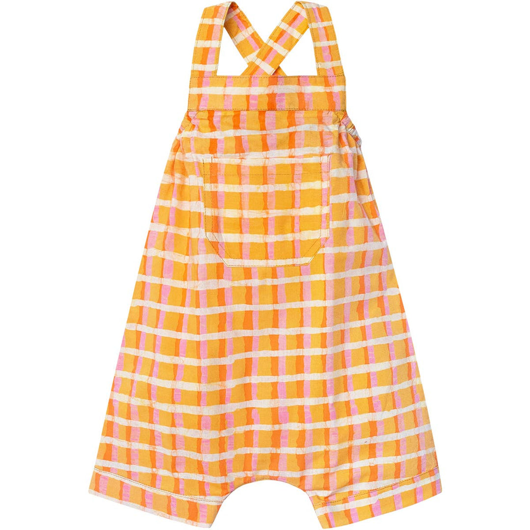 Organic Cotton  Colorful Adjustable Strap Romper