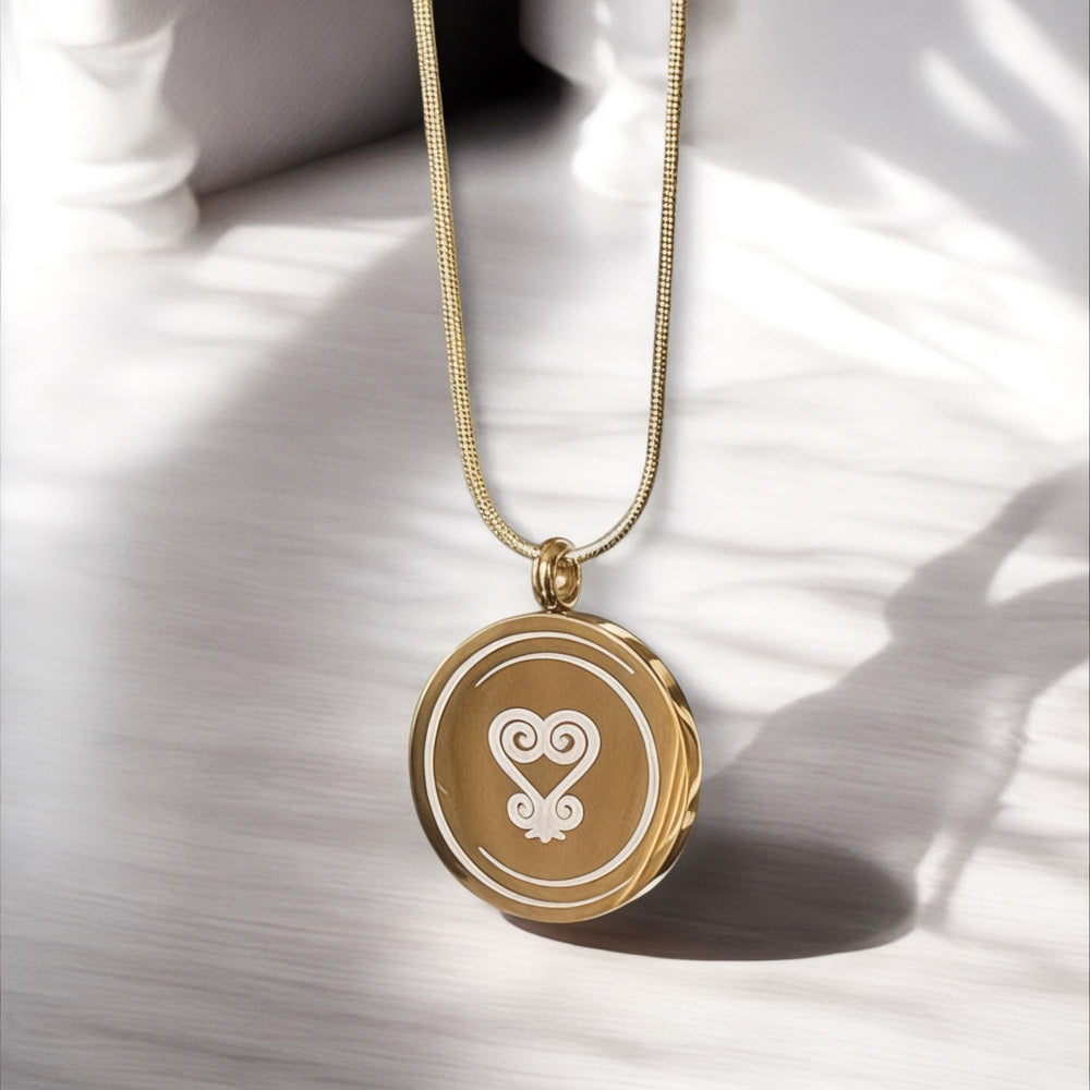 Adinkra Sacred Circle Necklace - The Village Retail