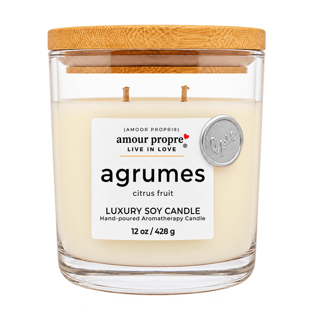 Agrumes Hand-Poured Aromatherapy Luxury Soy Candle - The Village Retail