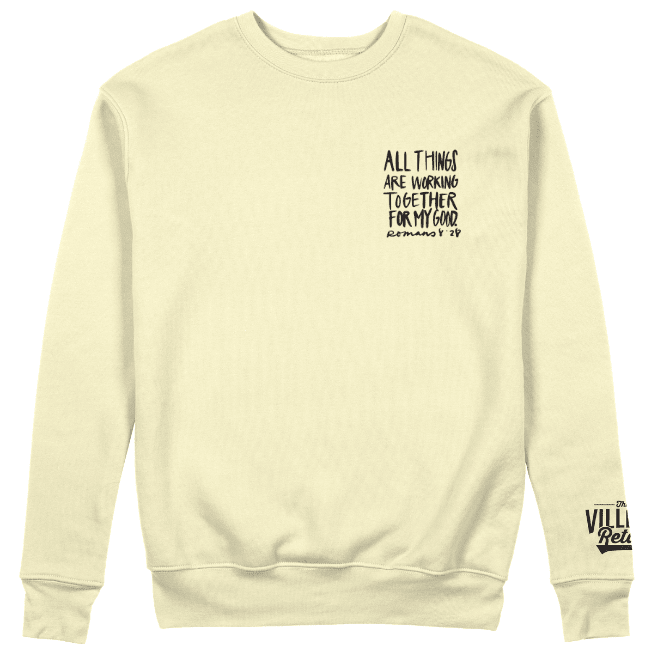 All Things Crewneck (Embroidered, Corner Pocket) - The Village Retail