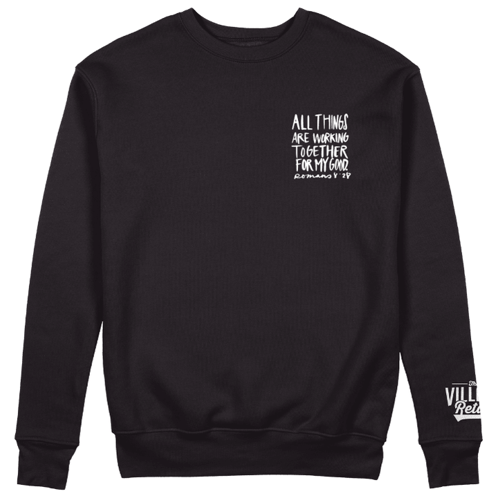 All Things Crewneck (Embroidered, Corner Pocket) - The Village Retail