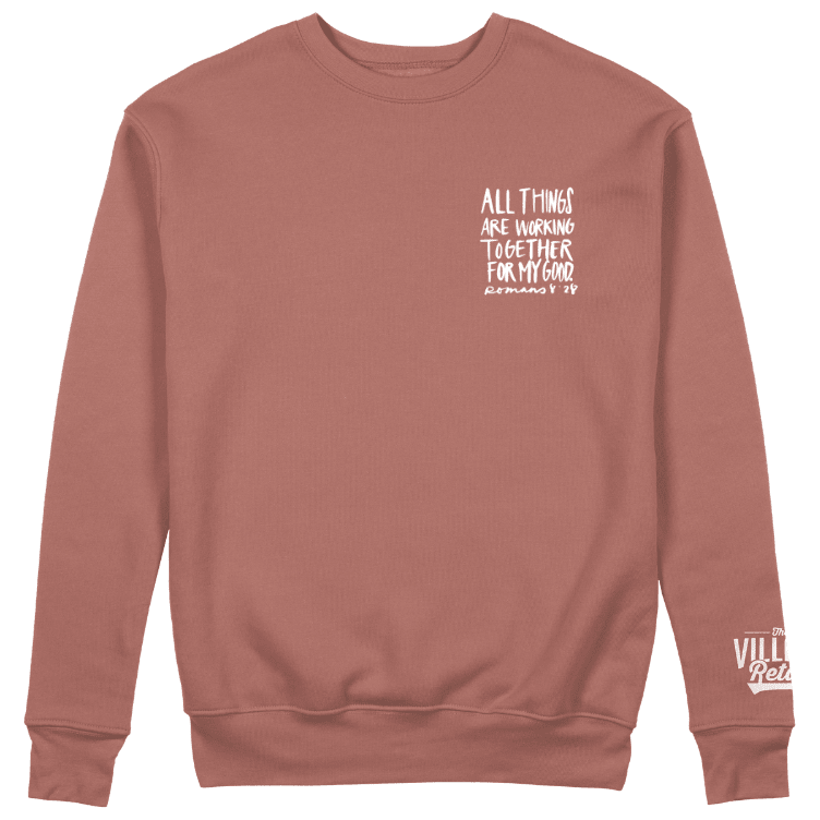 All Things Crewneck (Embroidered, Corner Pocket) - The Village Retail