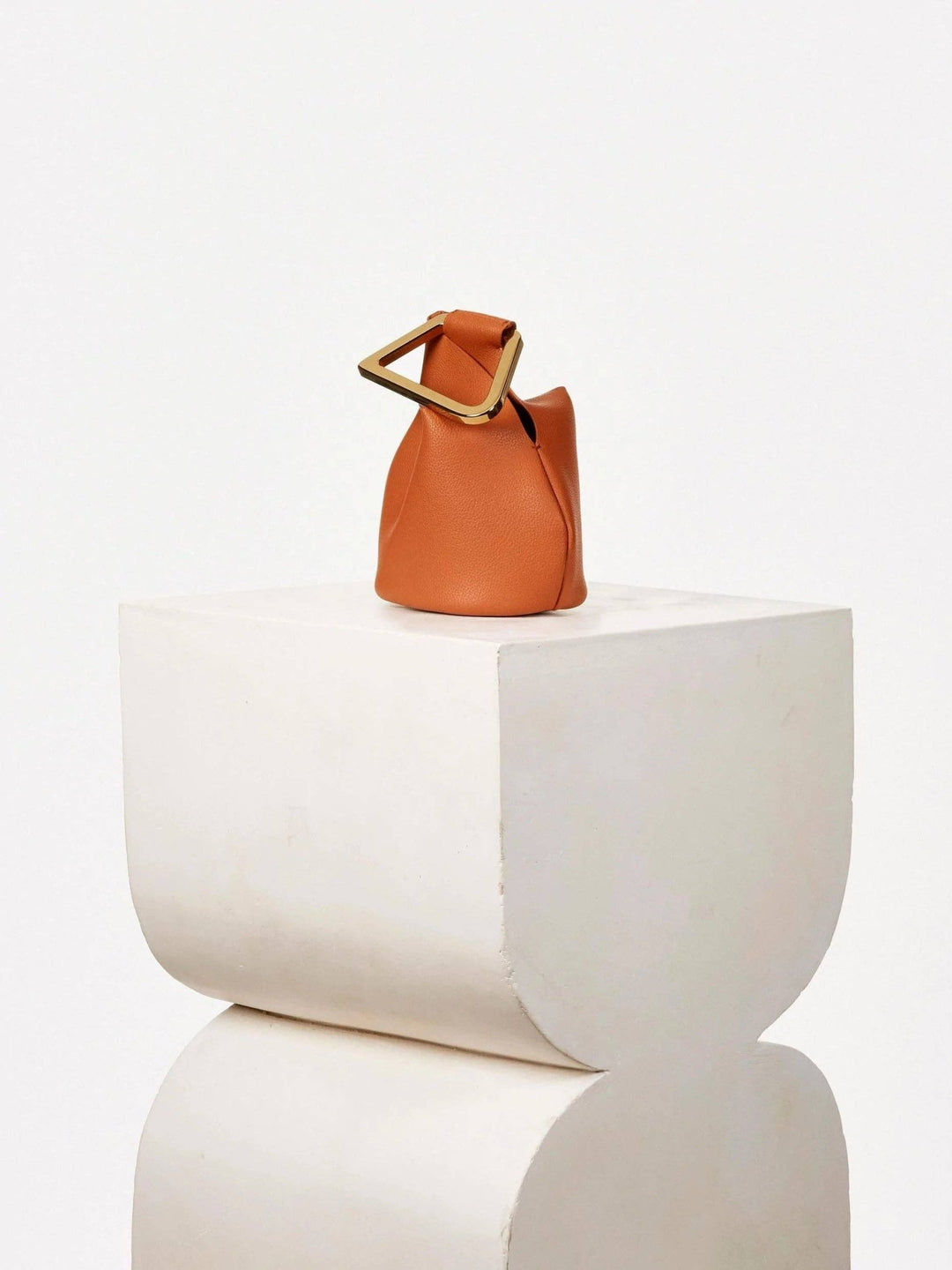 "ANANYA" Women's Vegan Leather Satchel: BROWN - The Village Retail