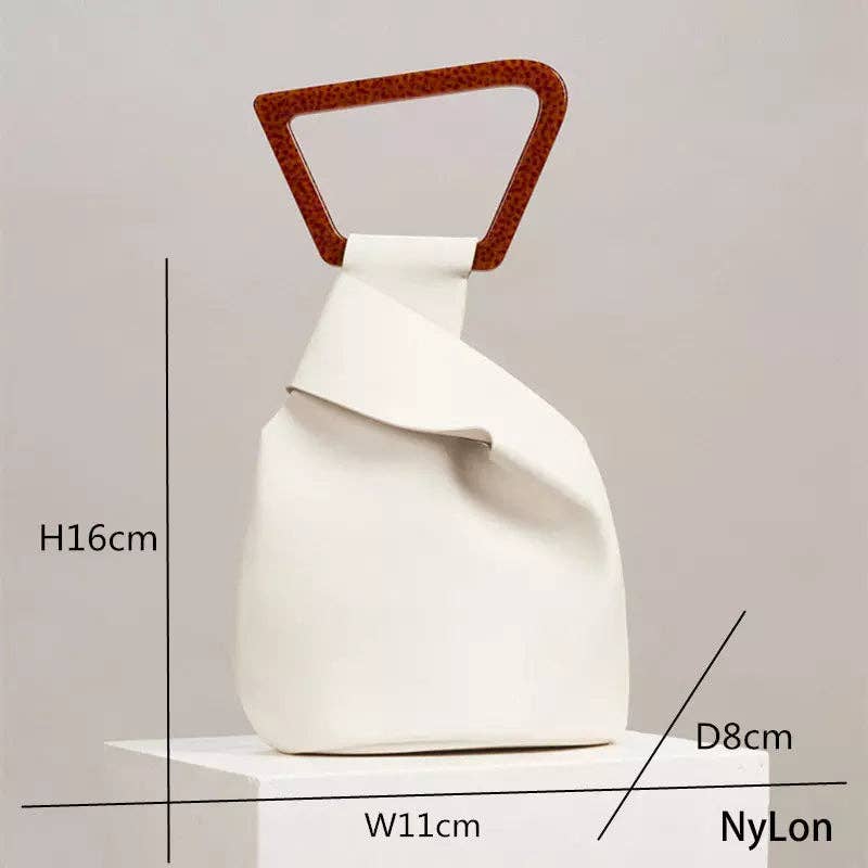 "ANANYA" Women's Vegan Leather Satchel: BROWN - The Village Retail