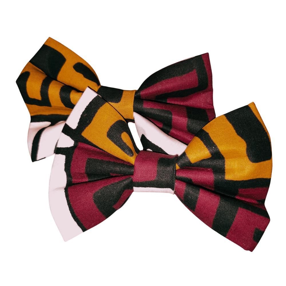 Ancestors Speak Dog Bowtie - Butterscotch/Wine - The Village Retail