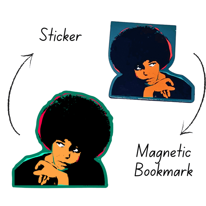 Angela Davis Magnetic | Page Marker Bookmarks - The Village Retail