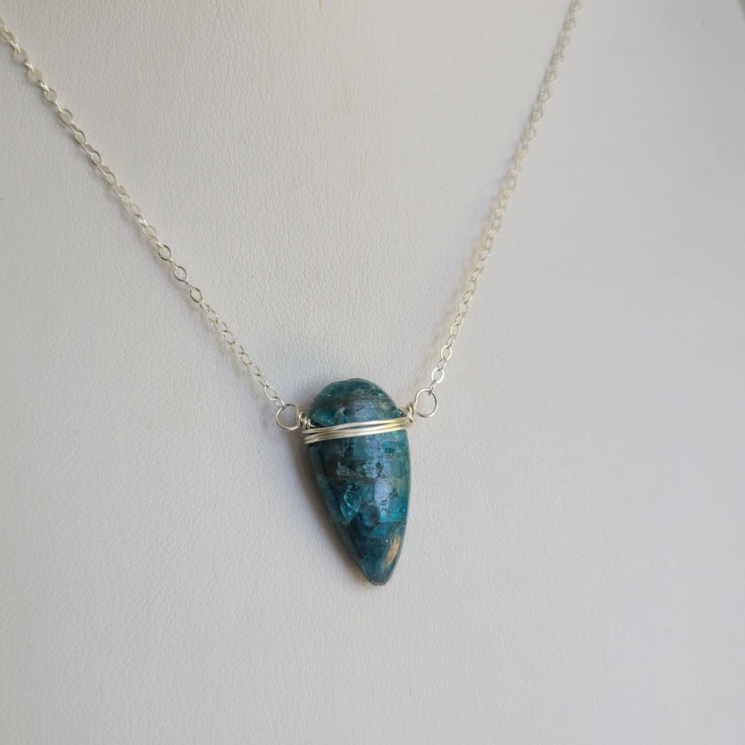 Apatite Wrapped Solitaire - The Village Retail