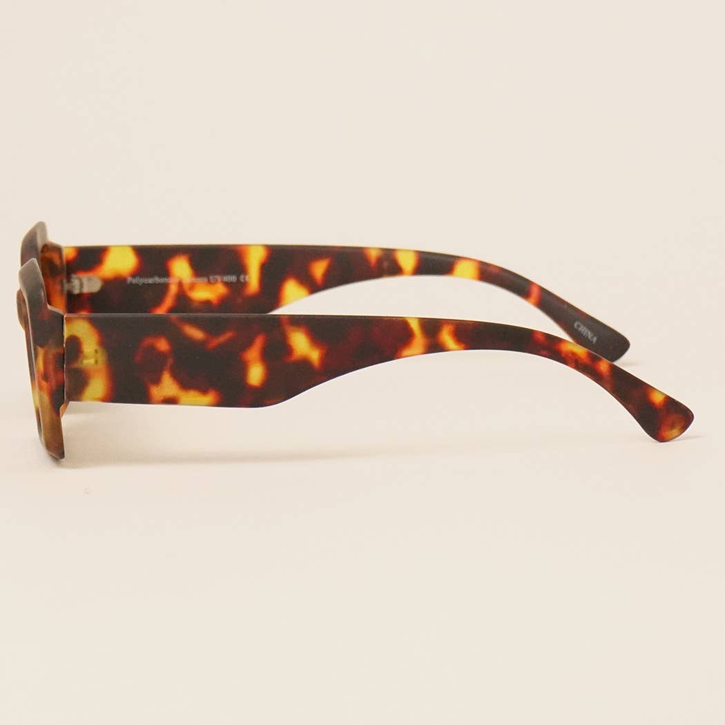 Assorted Acetate Rectangle Fashion Sunglasses - The Village Retail