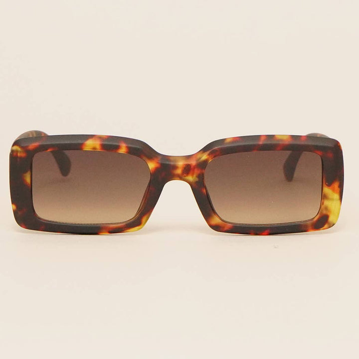 Assorted Acetate Rectangle Fashion Sunglasses - The Village Retail