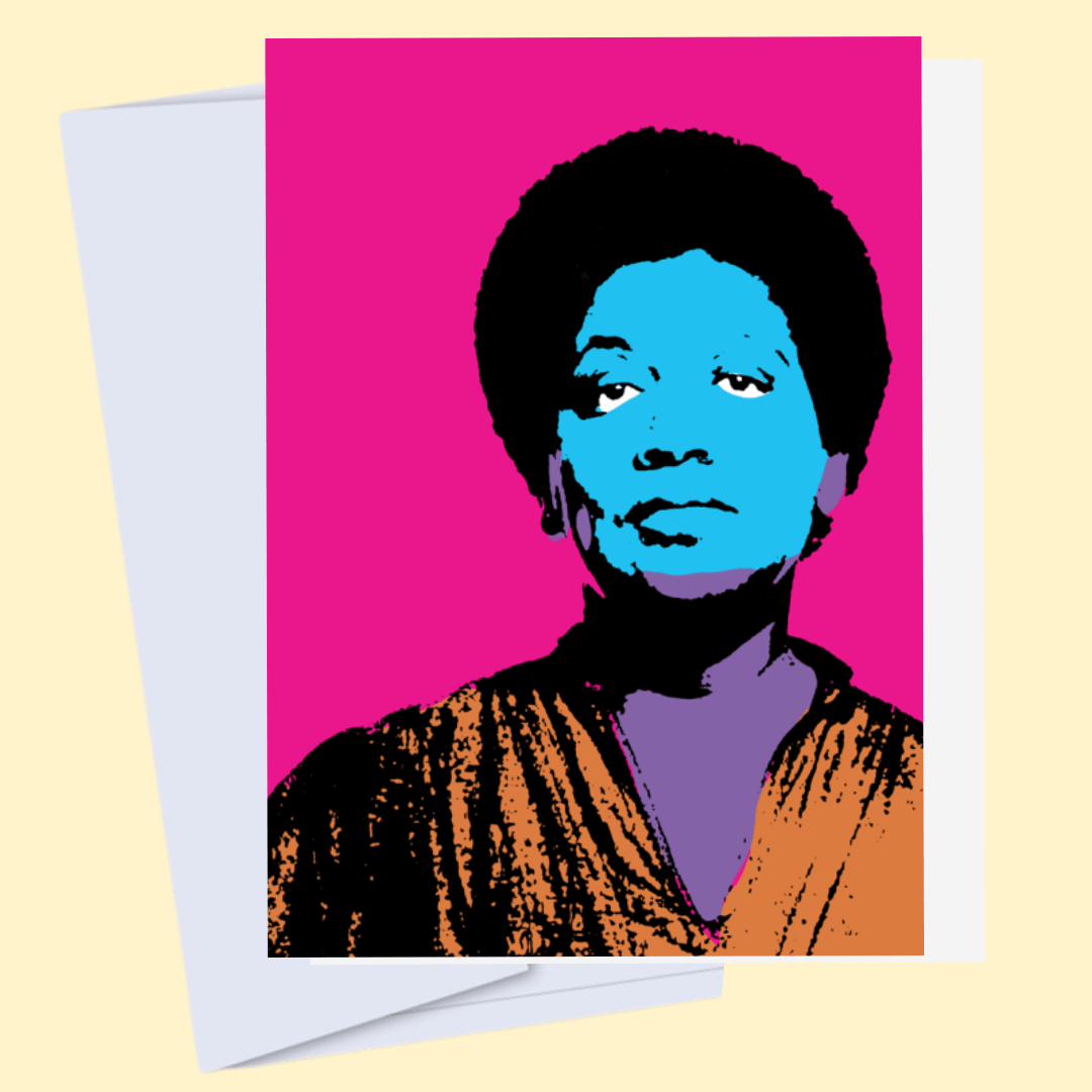 Audre Lorde - Iconic Black Author Art Card, Book Lovers - The Village Retail