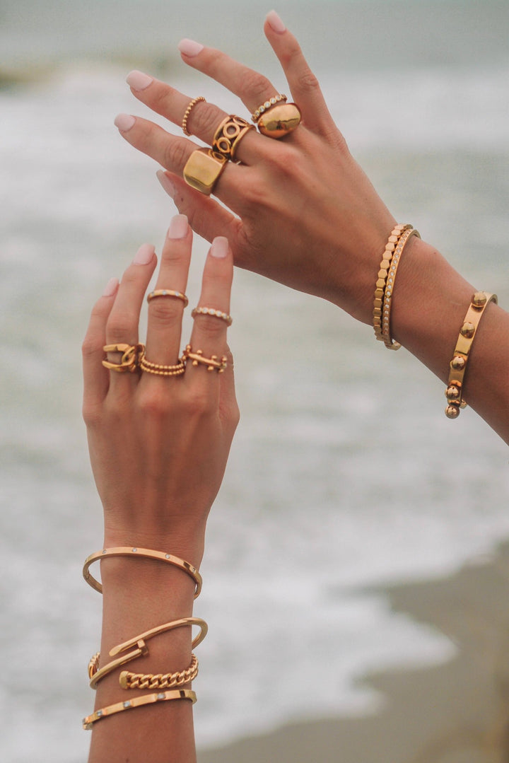 Axel Nail Bracelet: Gold - The Village Retail