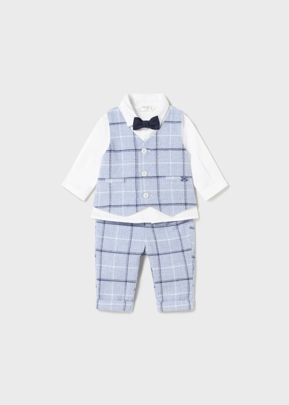 Baby Boy Vest/Shirt/Bowtie/Pants Set - The Village Retail