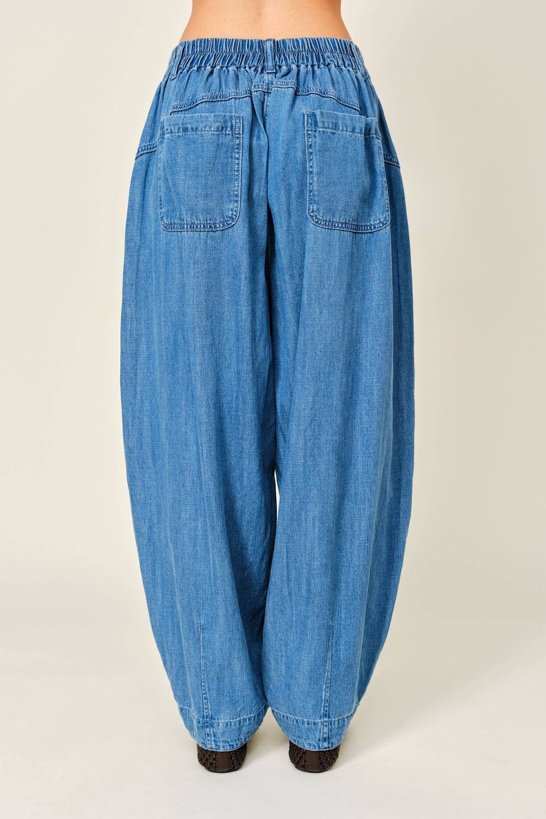 BALLOON DENIM PANTS - The Village Retail