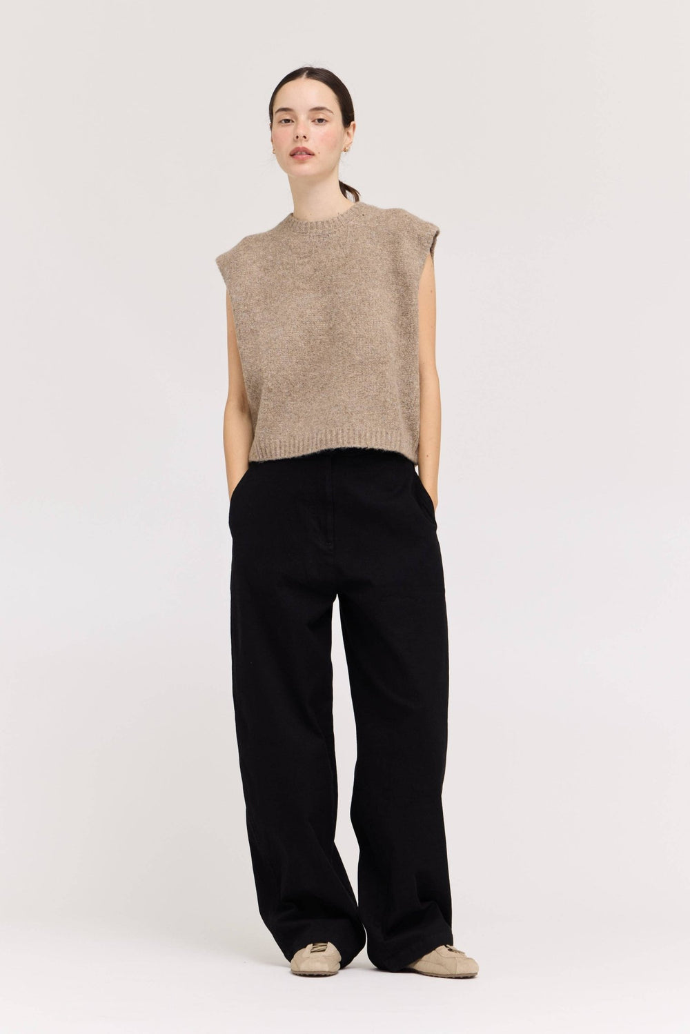 Basic Knit Vest - The Village Retail