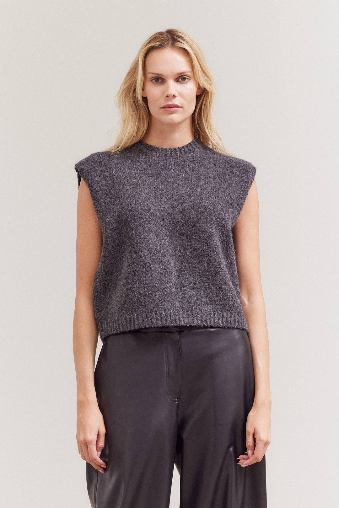 Basic Knit Vest - The Village Retail