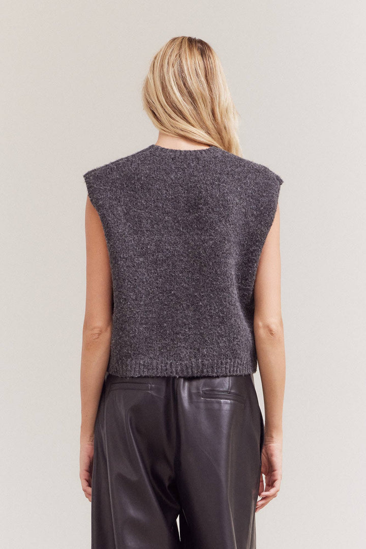 Basic Knit Vest - The Village Retail