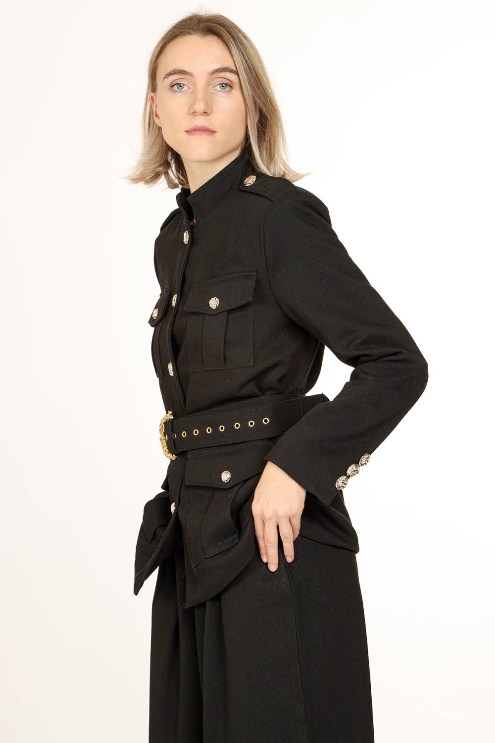 Belted Utility Jacket & Straight Wide Pants - The Village Retail