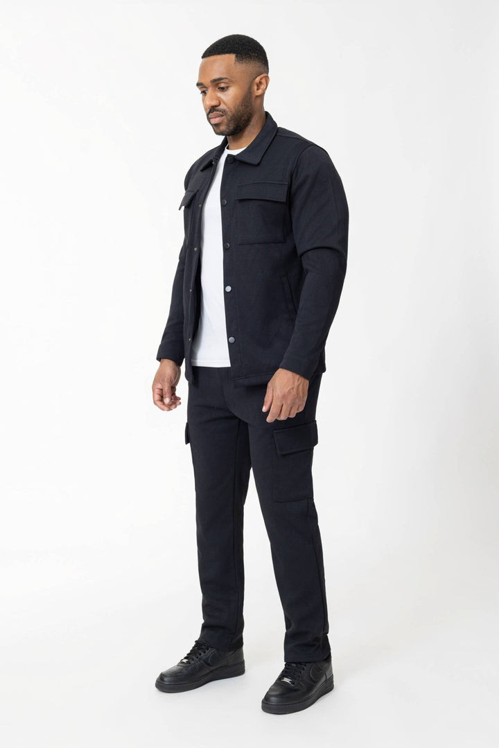 Black button up jacket - The Village Retail