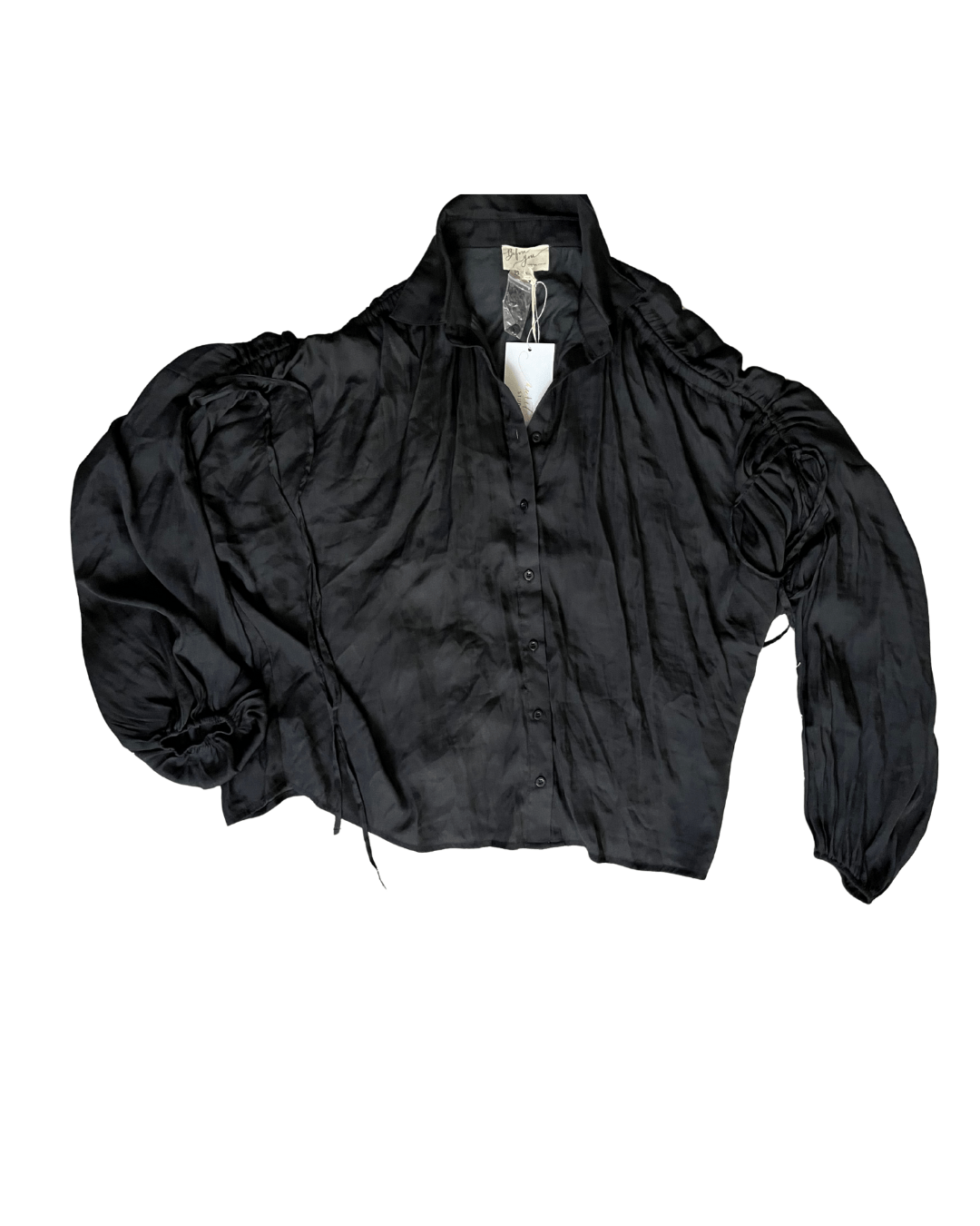 Black Silk Top - The Village Retail