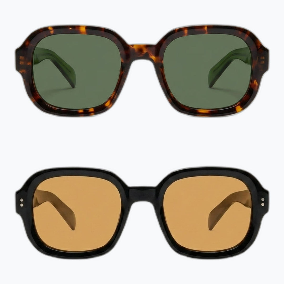 Boulevard - Vintage Square Sunglasses for Women & Men - The Village Retail