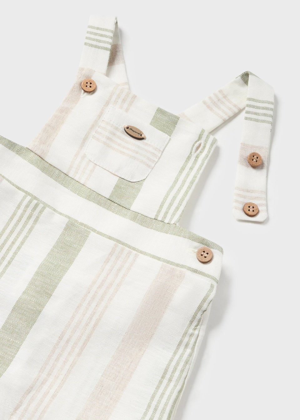 Boys' 2-piece striped linen overall set - The Village Retail