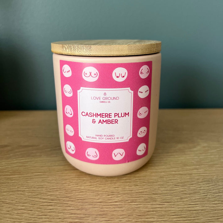 Breast Cancer Awareness Candle - The Village Retail