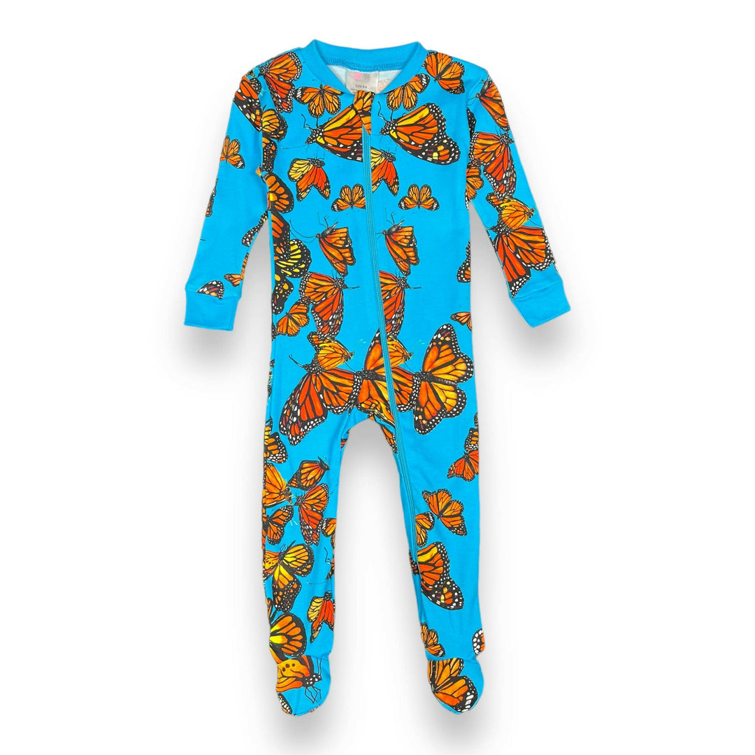 Bright Monarchs Full Zip Pajama - The Village Retail