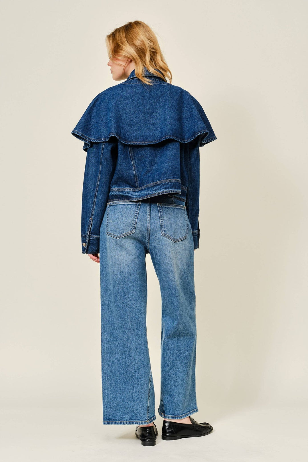 CAPE DENIM JACKET - The Village Retail